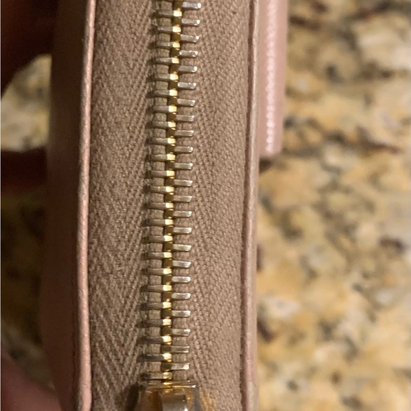 PRADA Large Fiocco Ribbon Wallet in Pale Dusty Pink - Picture 8 of 14